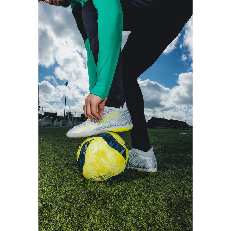 Bluză cu fermoar scurt Fotbal CLR Verde Adulți 