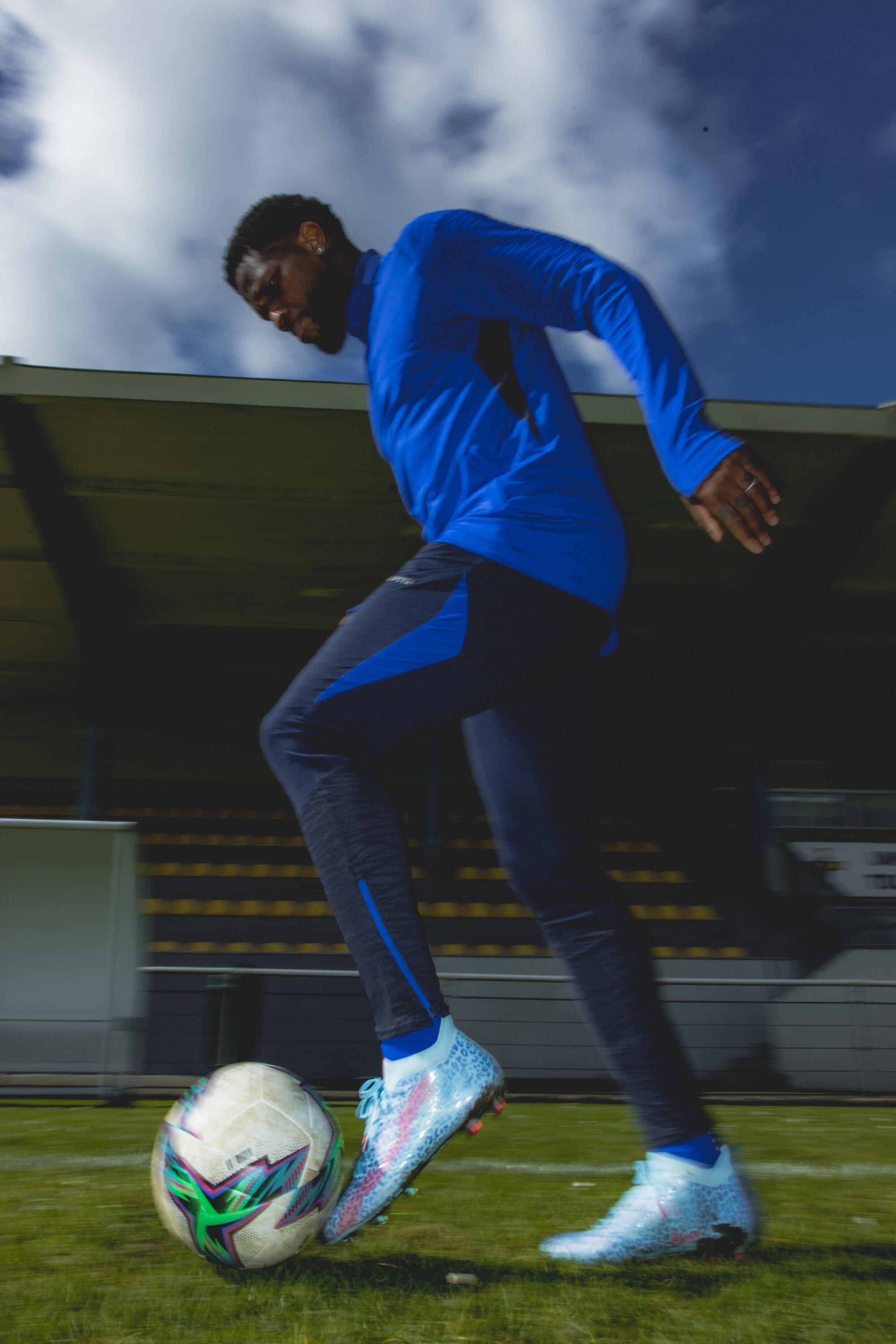 Damen/Herren Fussball Trainingshose - CLR marineblau 6/6