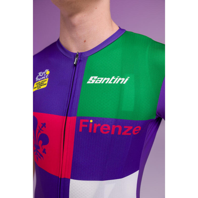 Maglia ciclismo Santini Tappa Firenze Ufficiale Tour de France 2024 Grand Depart