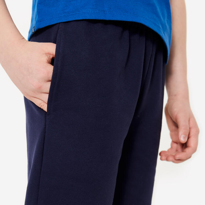 Pantalon scurt sport, din bumbac Albastru Copii