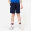 Kids' Cotton Shorts 500 - Navy Blue