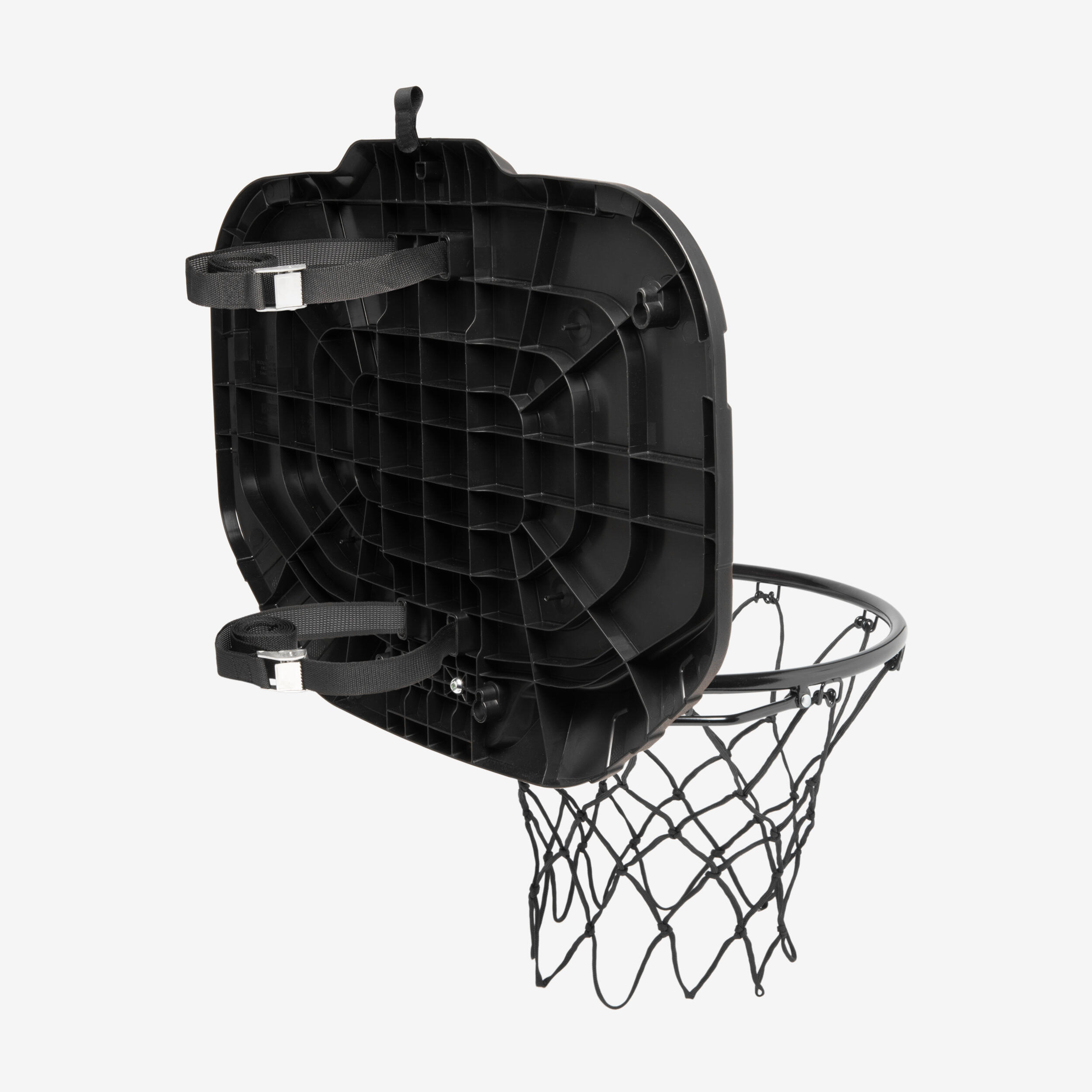 K900 Wall-Mounted & Transportable Basketball Hoop Set - Red