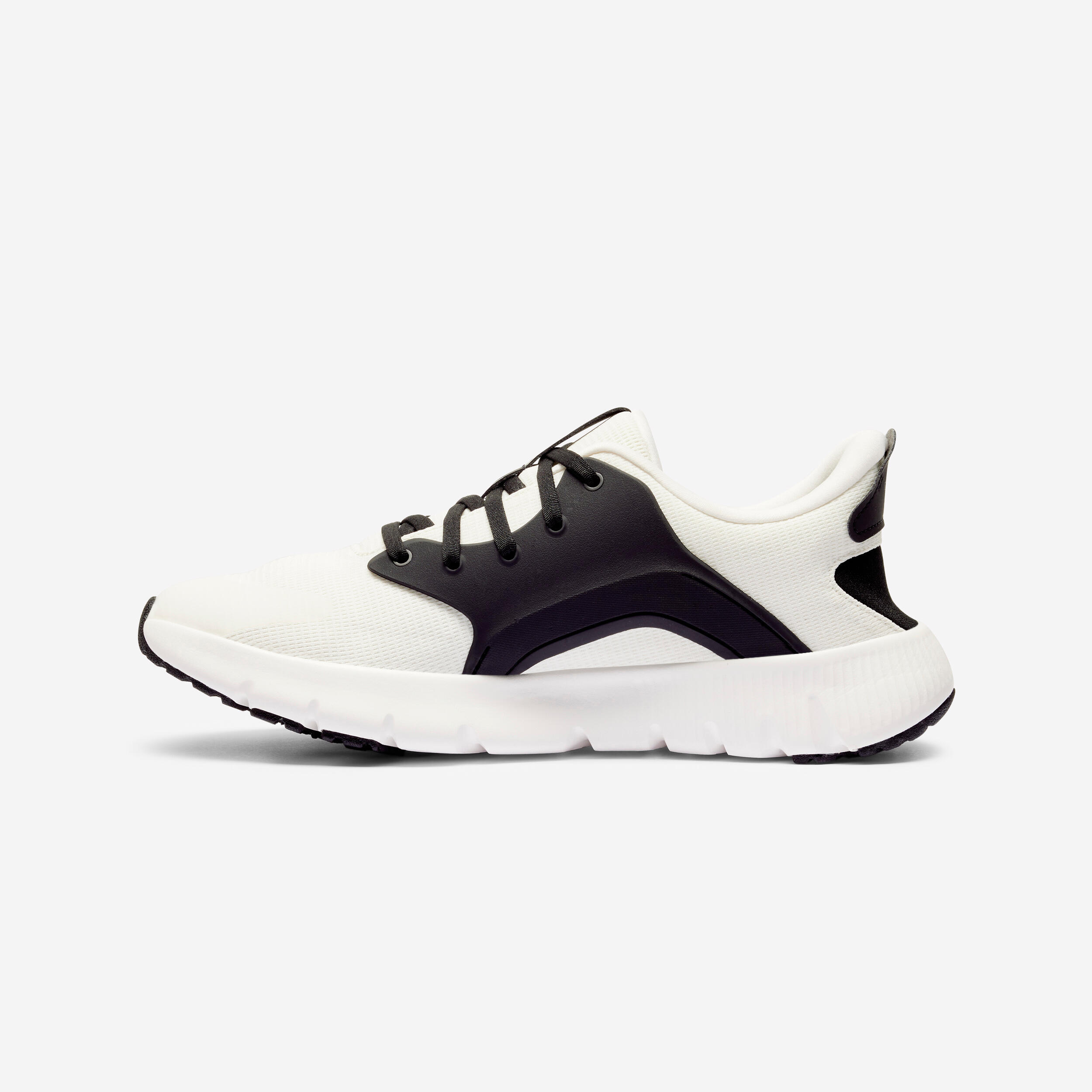 Zapatillas Caminar SW500.1 Hombre Negro Pie Estándar 3/9