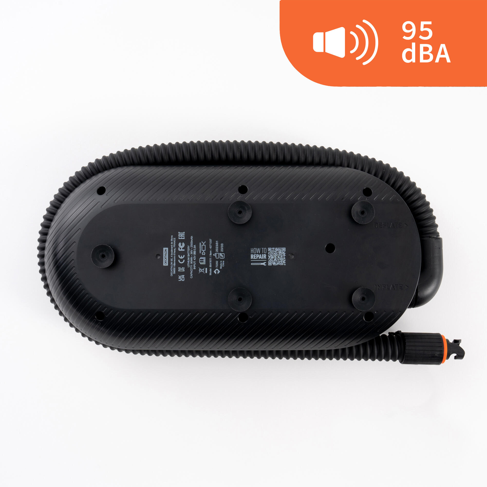 Ultrasnelle elektrische pomp 20 psi voor SUP board en kajak 3/28