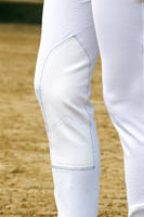 Varžyboms skirtos moteriškos jojimo kelnės „BR700“, baltos