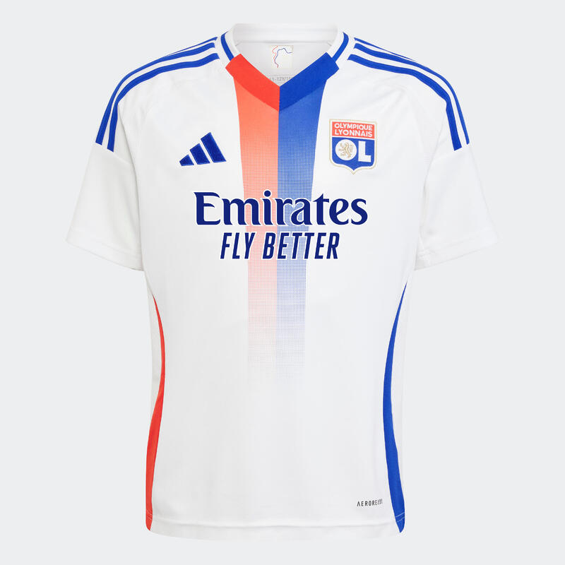 Koszulka piłkarska dla dzieci ADIDAS Olympique Lyonnais domowa sezon 24/25