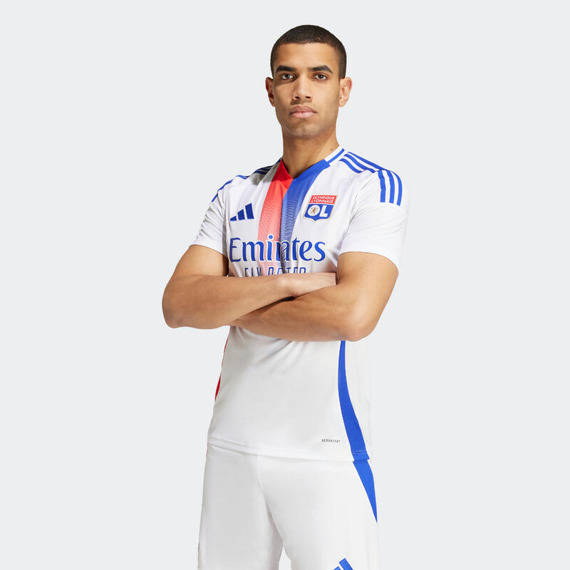 Tricou Fotbal Teren propriu Olympique Lyonnais 24/25 Adulți 