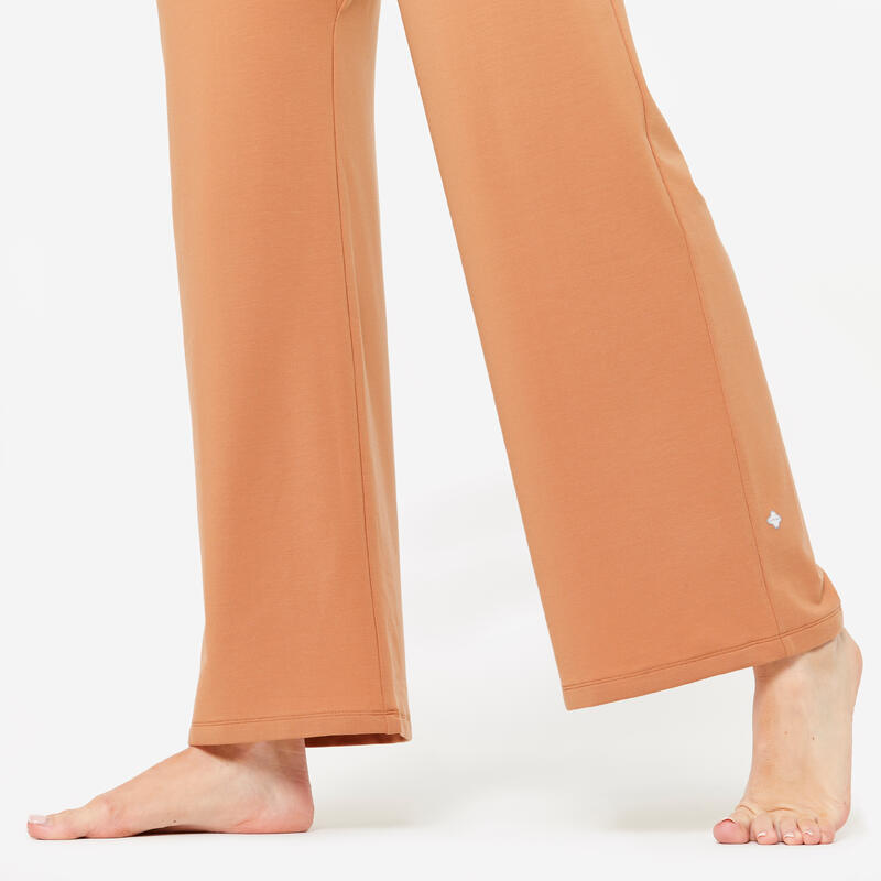 PANTALON YOGA DOUX COCOON CAFÉ