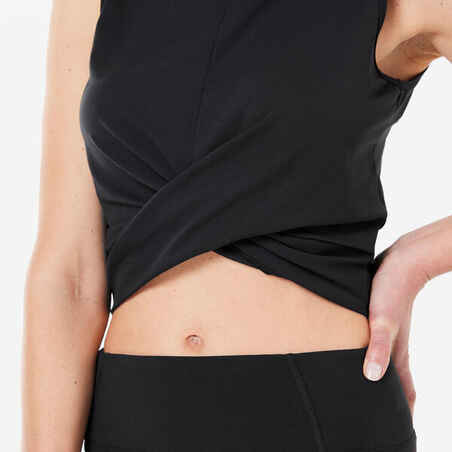 Yoga Crop Top Premium - Black