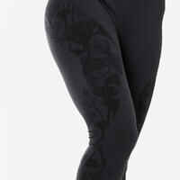 7/8 Seamless Dynamic Yoga Leggings - Black