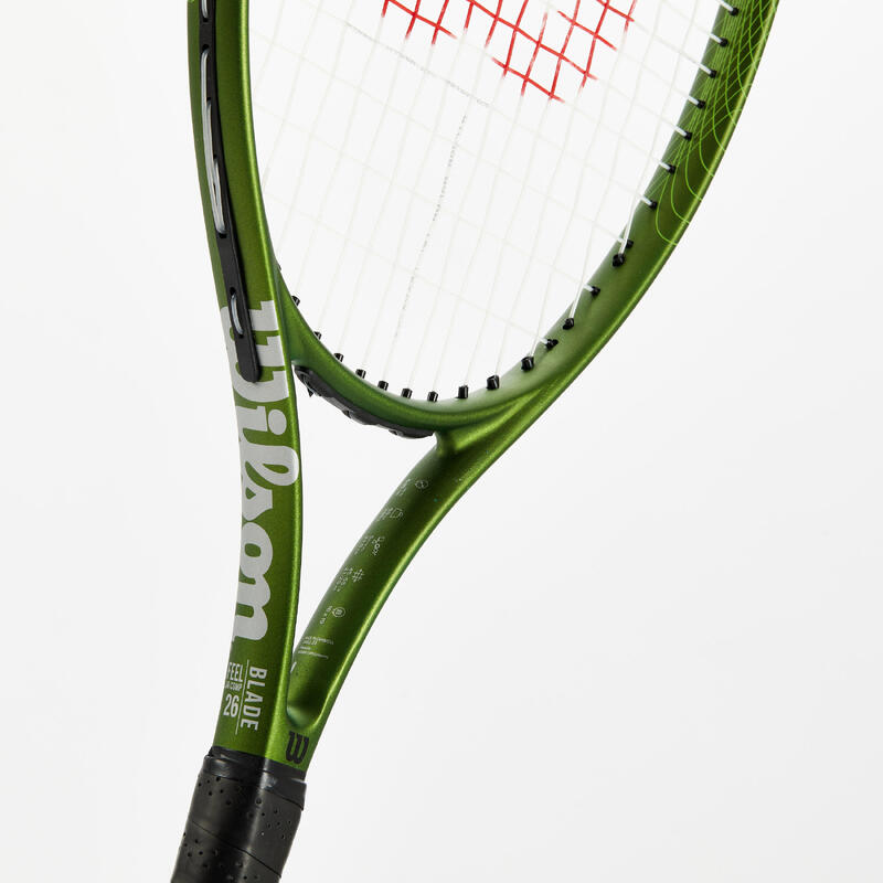 Raqueta de tenis niño Wilson blade feel comp 26 verde