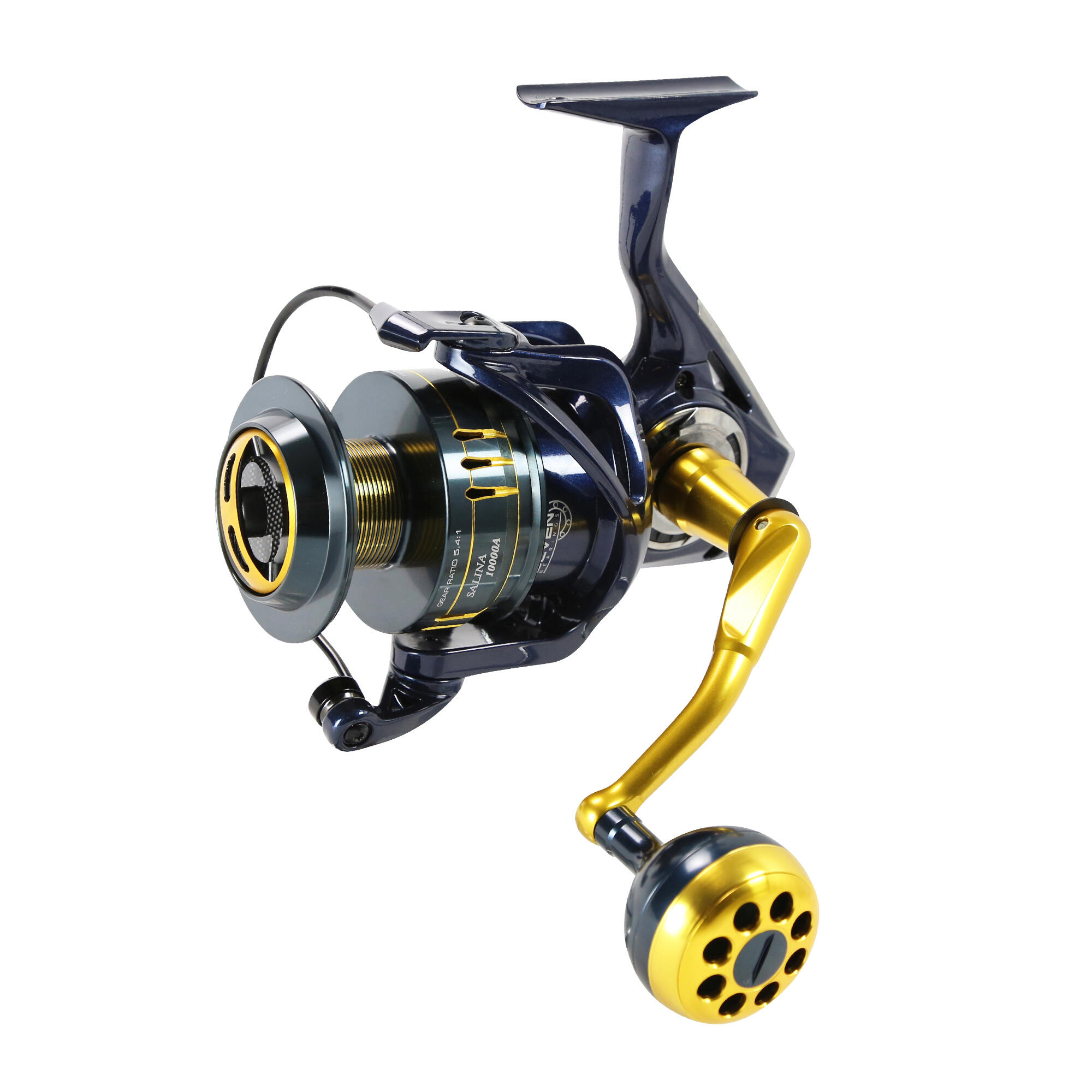 OKUMA Carrete Pesca Spinning Okuma Salina 10000A Spin High Speed Freno 20 kg