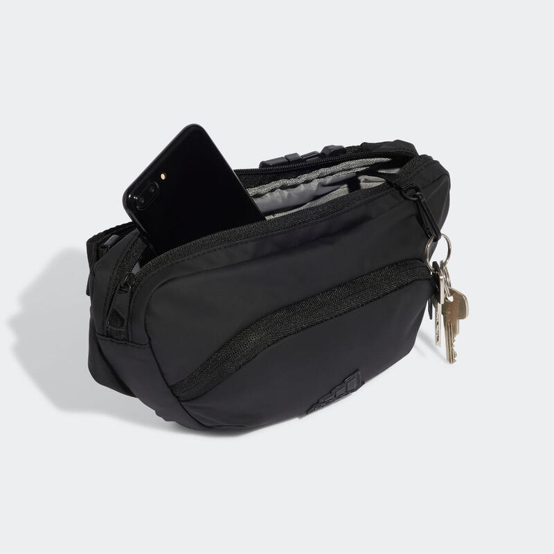 Sac banane 2 poches 2,7L, noir