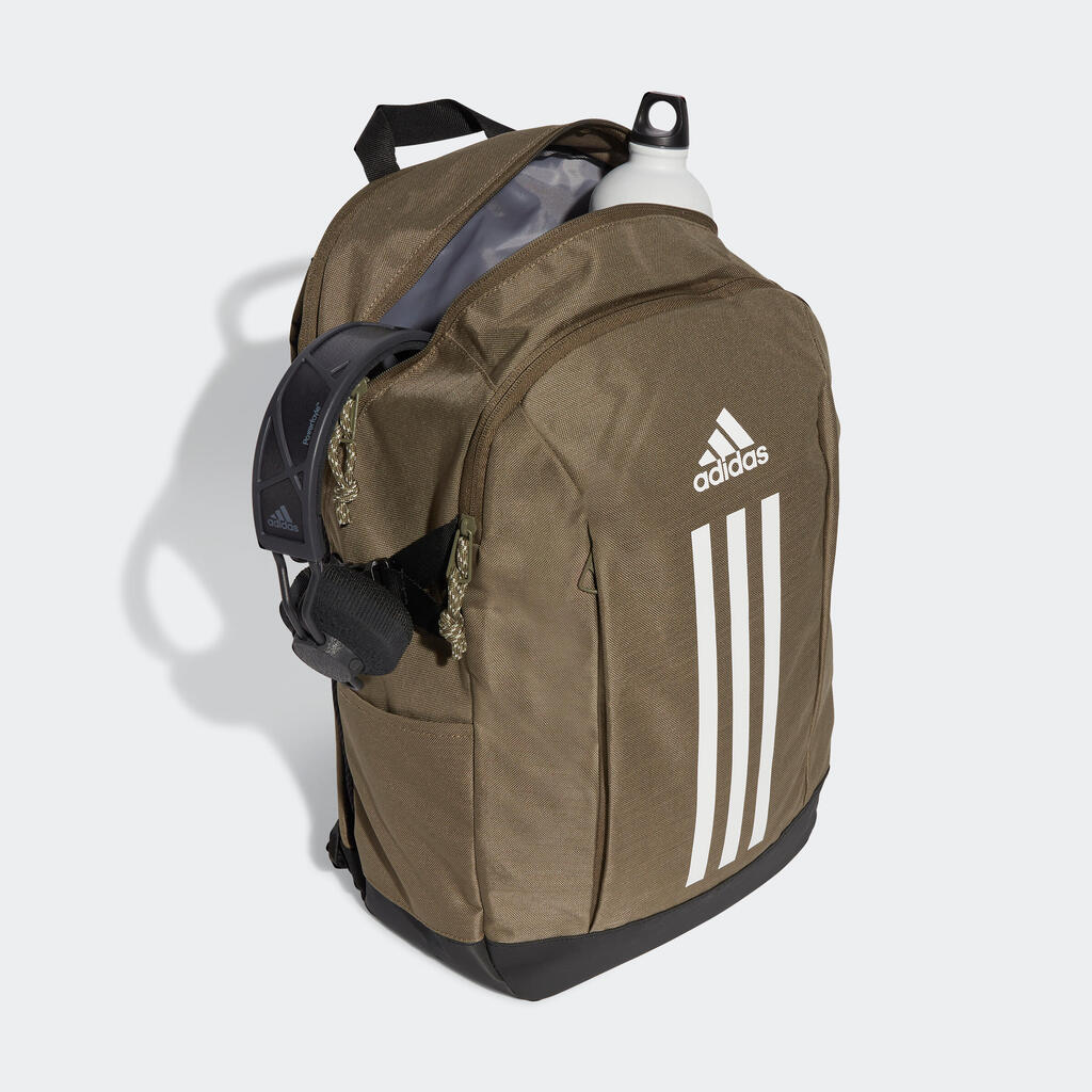 RANAC ADIDAS POWER V11 SA DŽEPOM ZA LAPTOP - MASLINASTO ZELENI