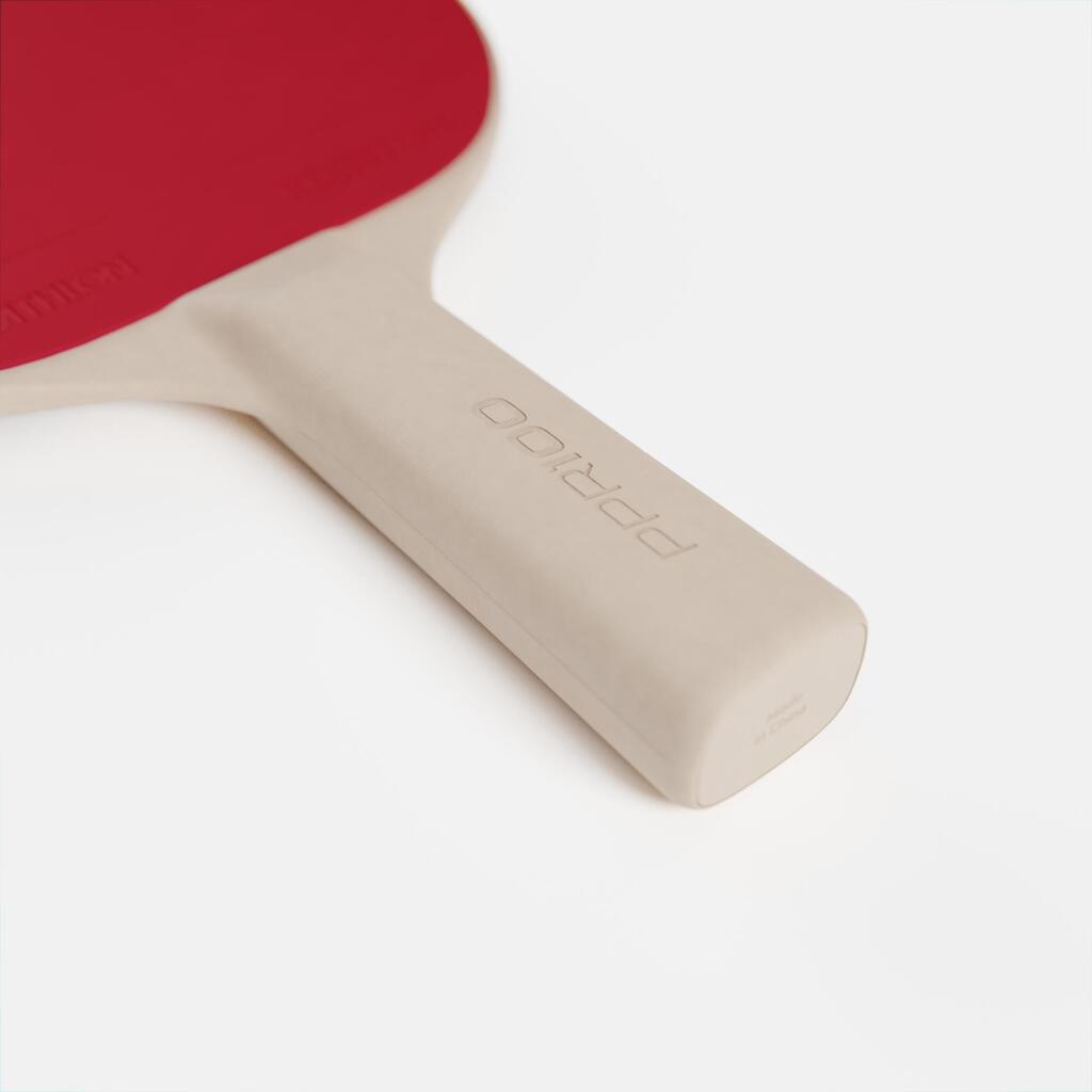 Set de 2 raquettes résistantes + 3 balles de ping pong - set ppr 100
