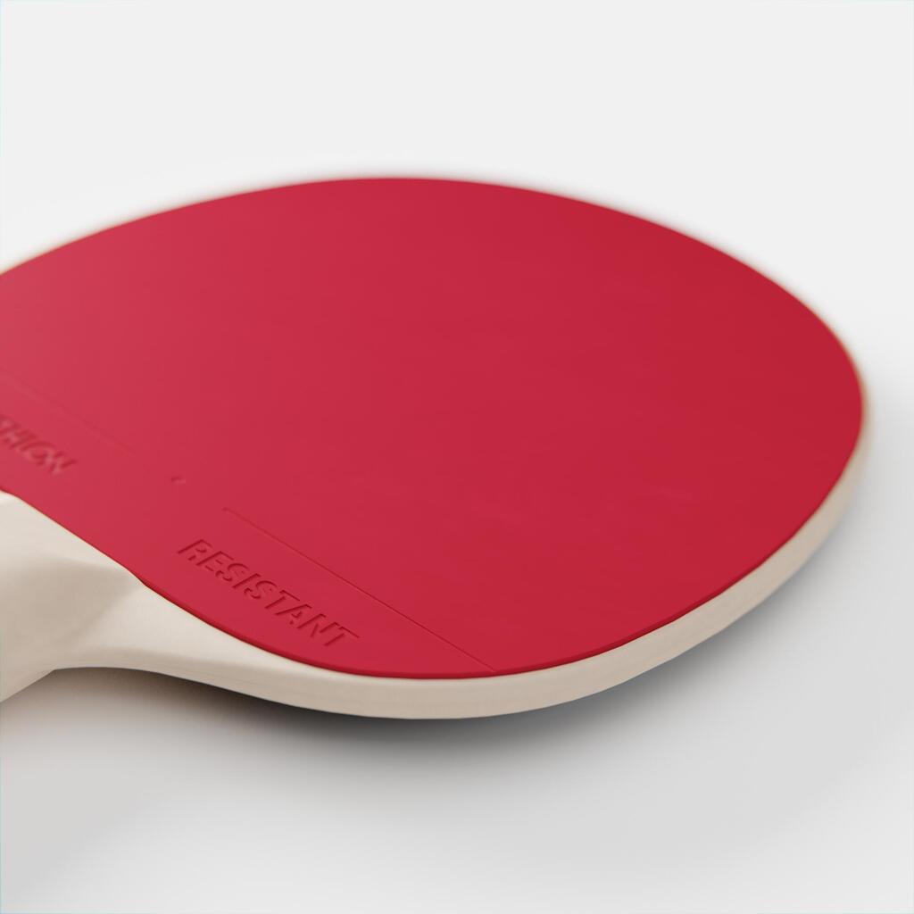 Set de 2 raquettes résistantes + 3 balles de ping pong - set ppr 100