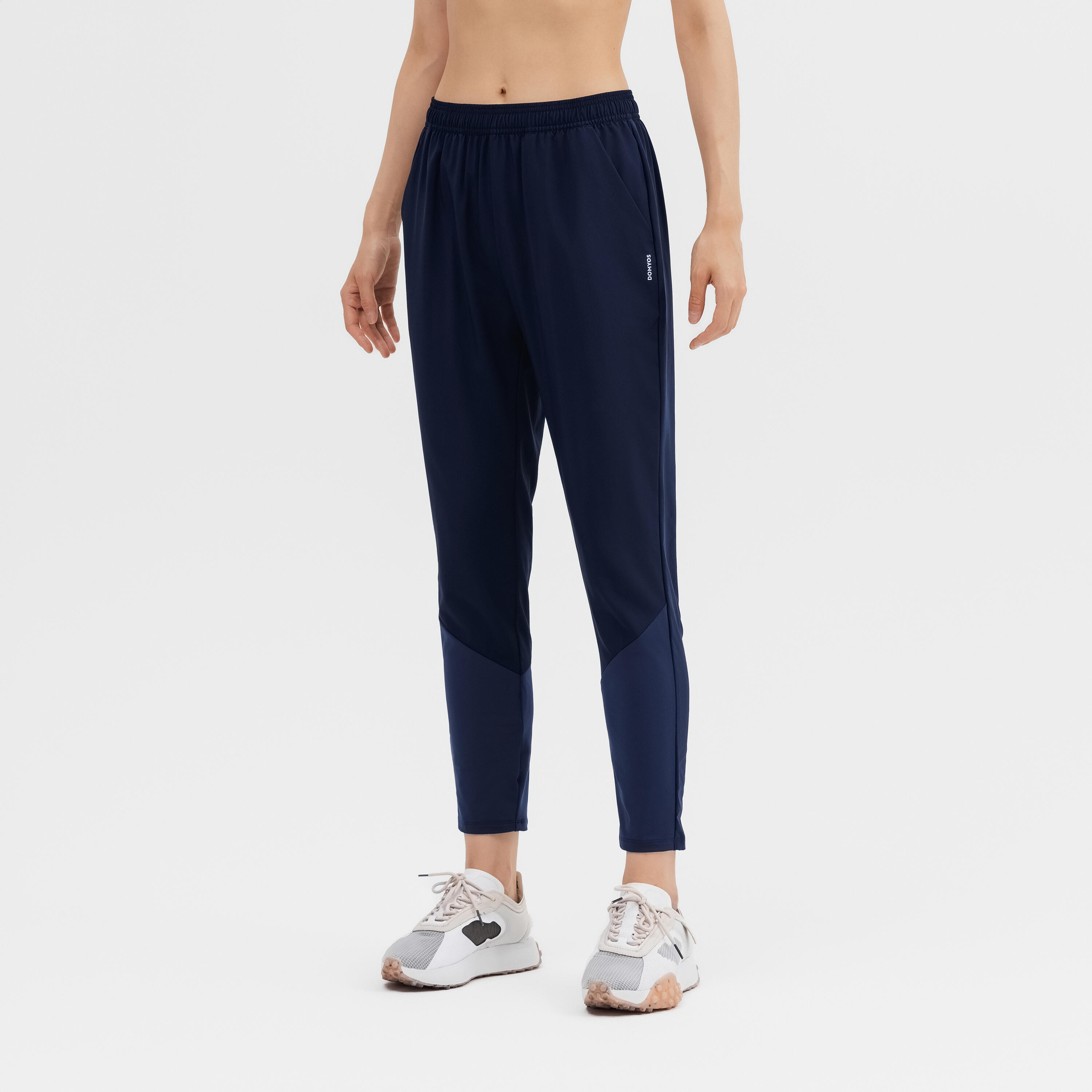 Women Gym Pants Carrot-Cut  - Navy Blue