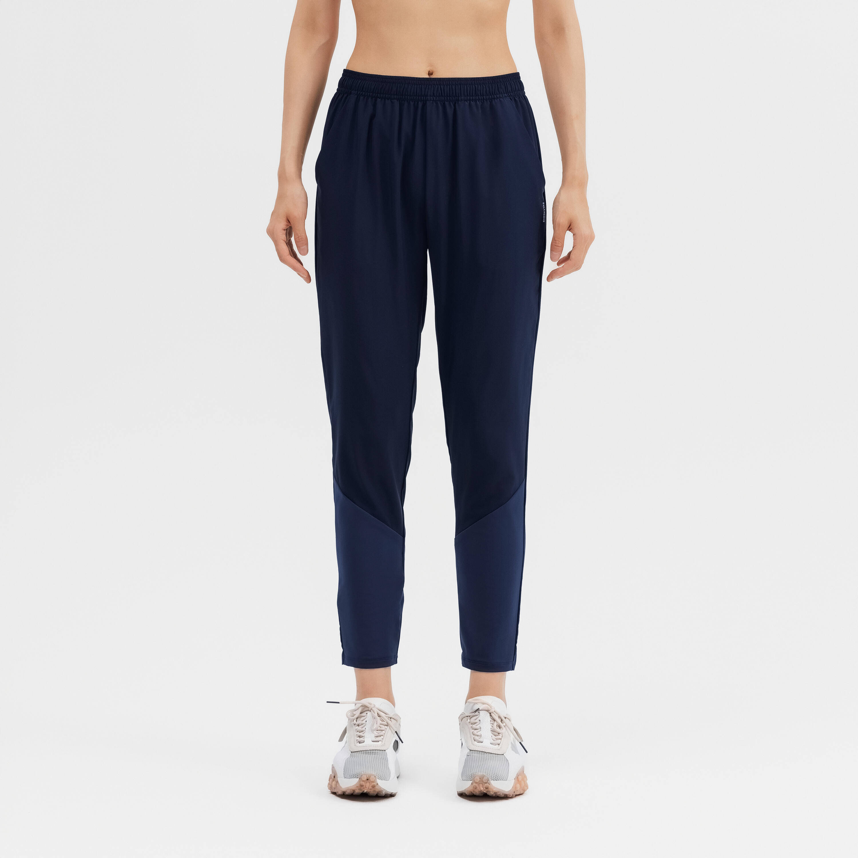 Women Gym Pants Carrot-Cut  - Navy Blue -  4