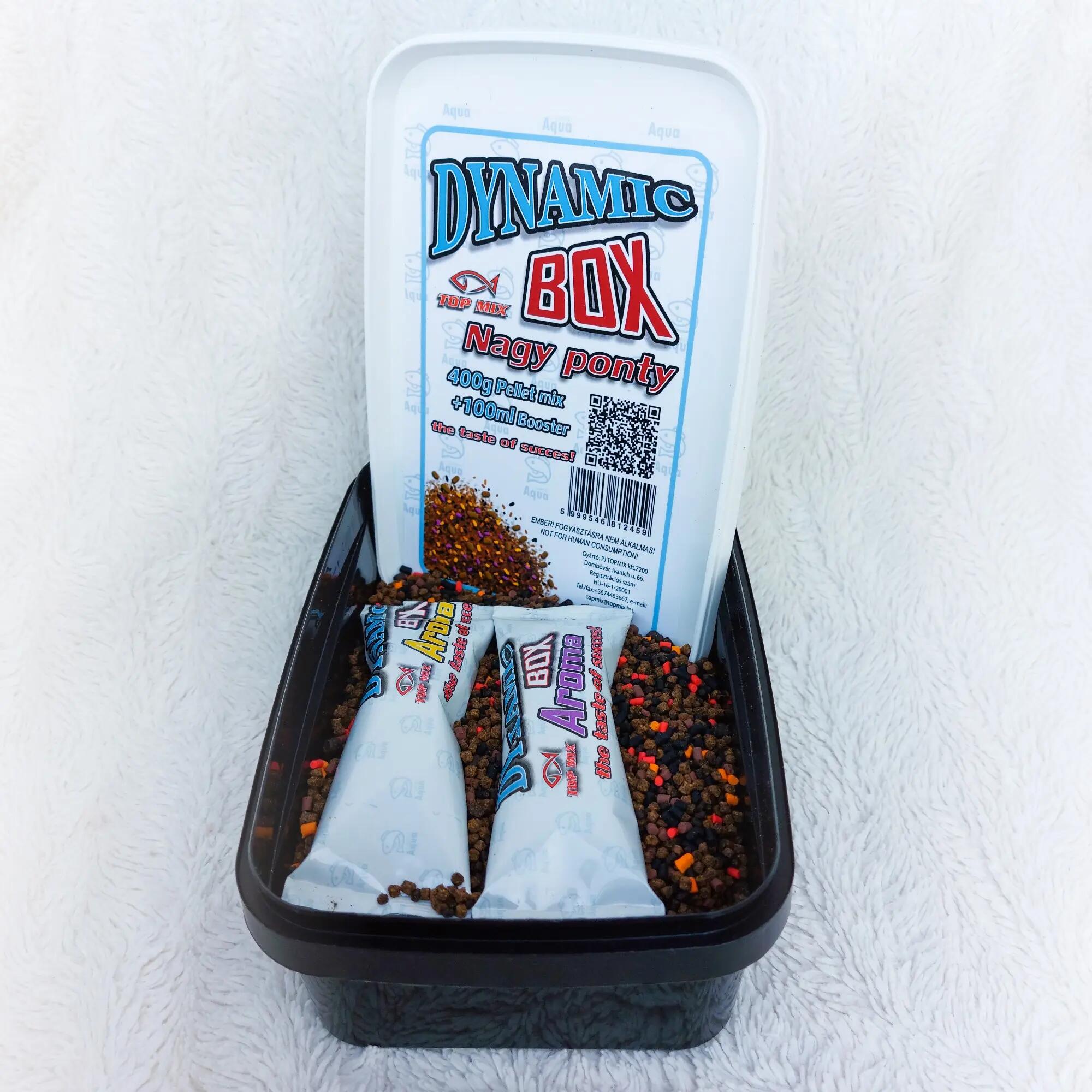 Pellet box, nagyponty, 400g+100ml booster 1/1