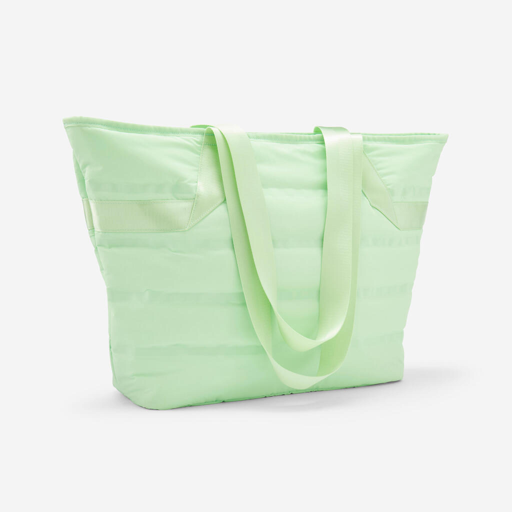 Women's 25 L Padded Fitness Training Tote Bag - Light Green