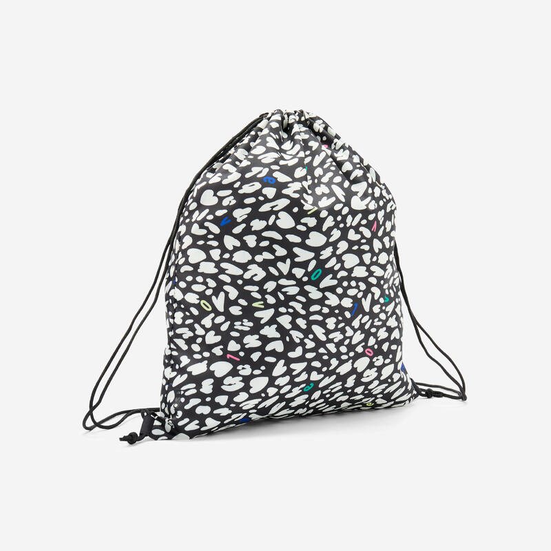 Sac à chaussures pliable 10L, noir