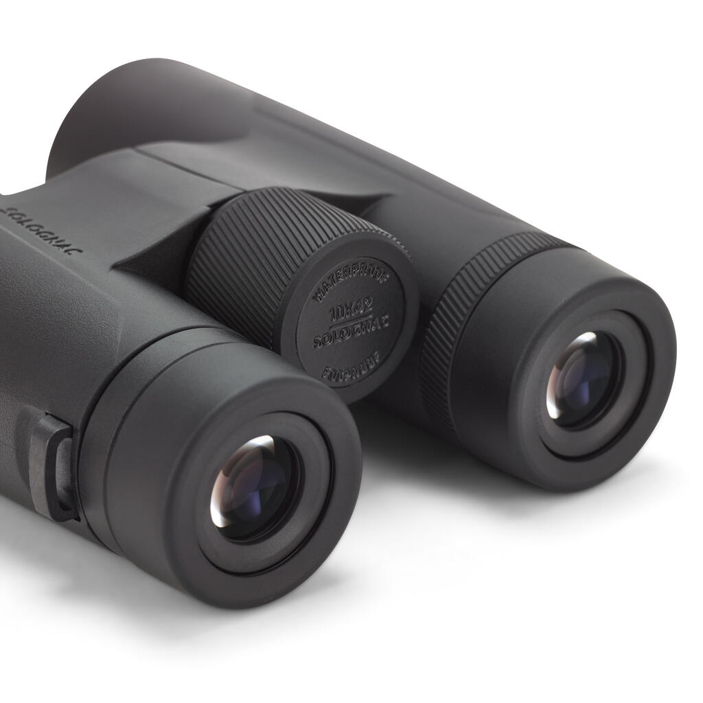 Waterproof hunting binoculars 100 10x42 - black