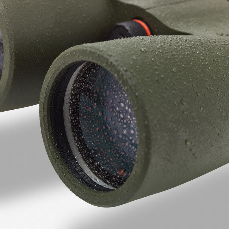 Jumelles chasse kaki étanches 500 10x50