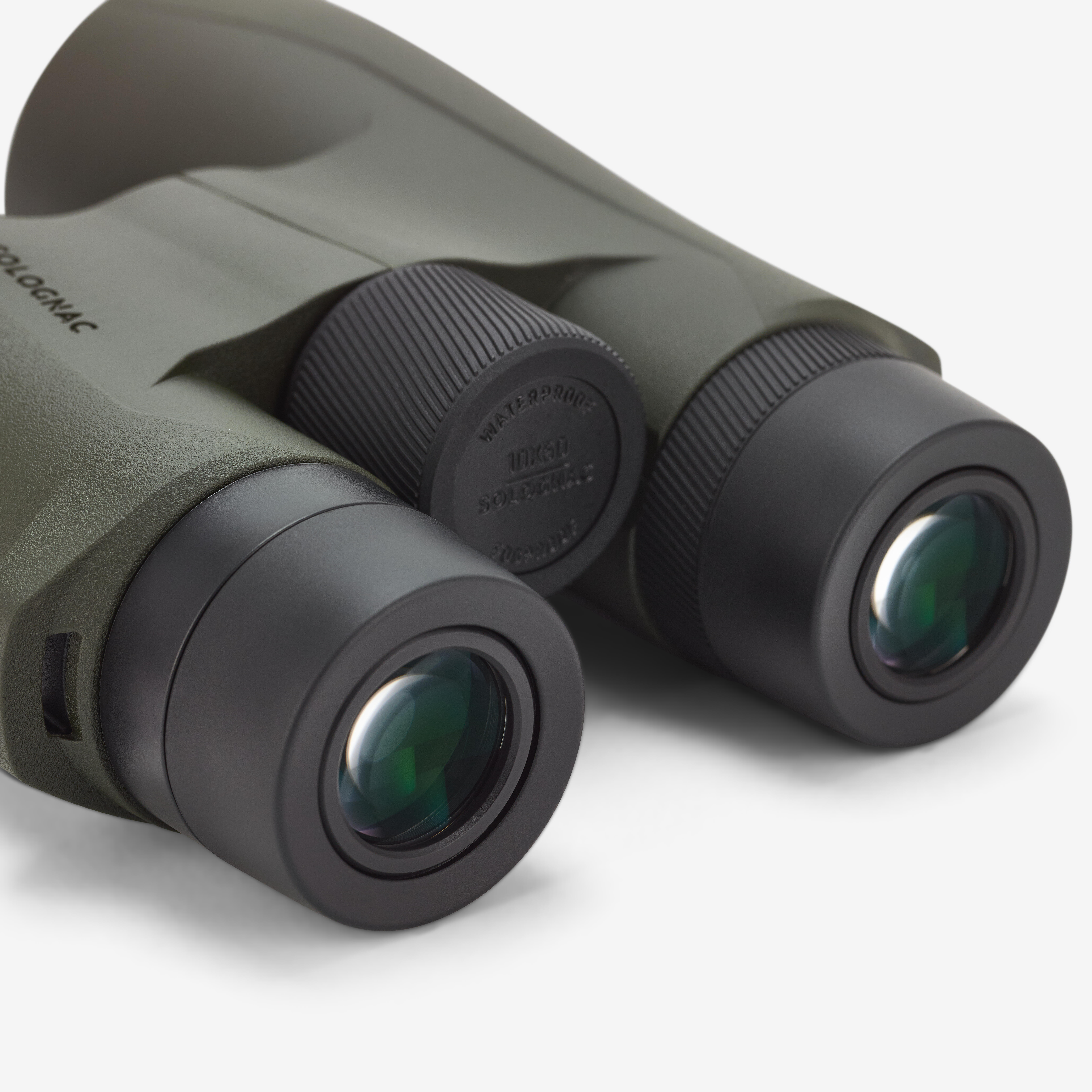 WATERPROOF BINOCULARS 500 10X50 - KHAKI