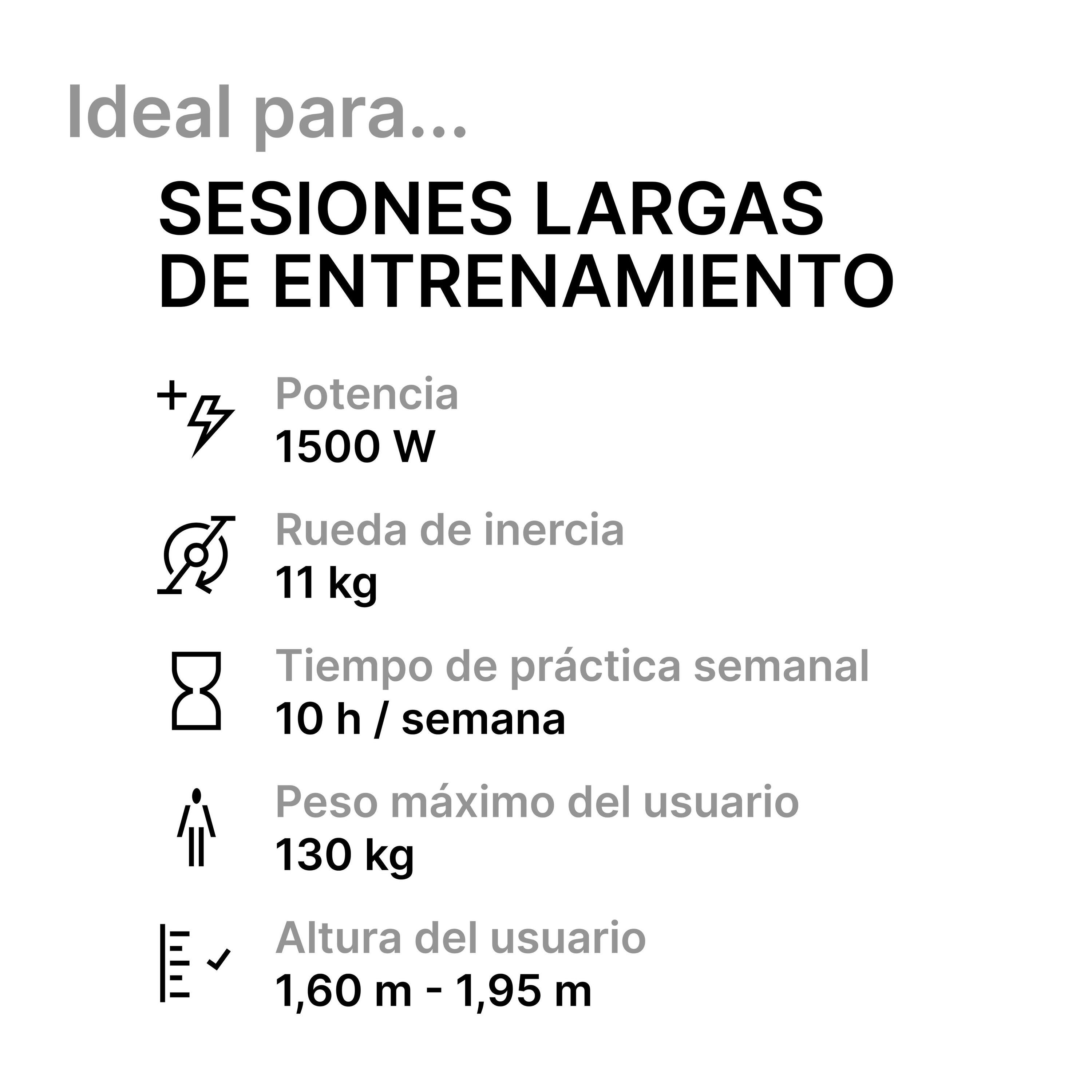 Challenge Bike Ultrasilenciosa Fluida Altas Prestaciones 1500 W Conectada Zwift 2/12