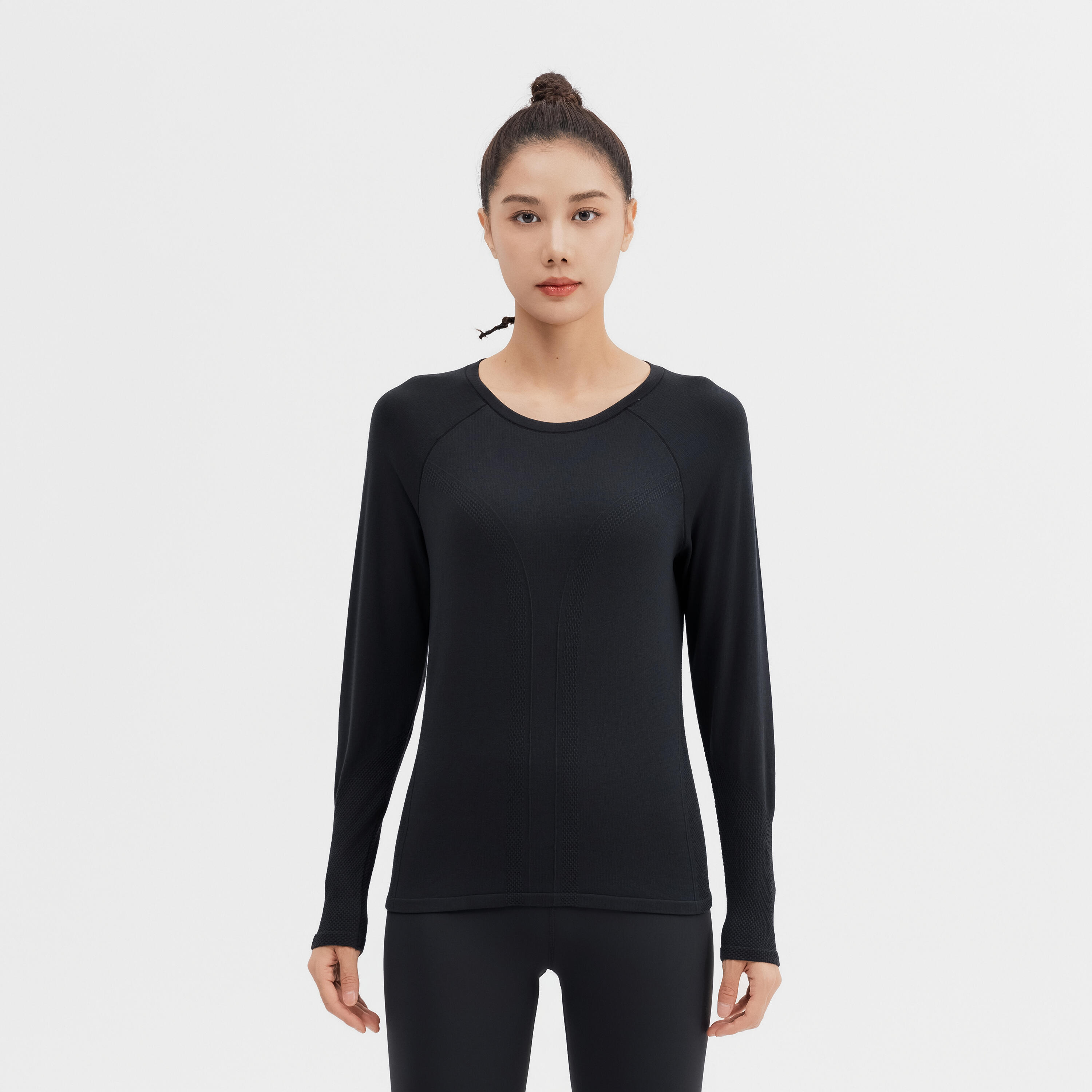 Pull Femme 100% Laine Mérinos Chanyarn - Col Rond Manches Longues Sans Couture | Confection 3D Nouvelle Génération
