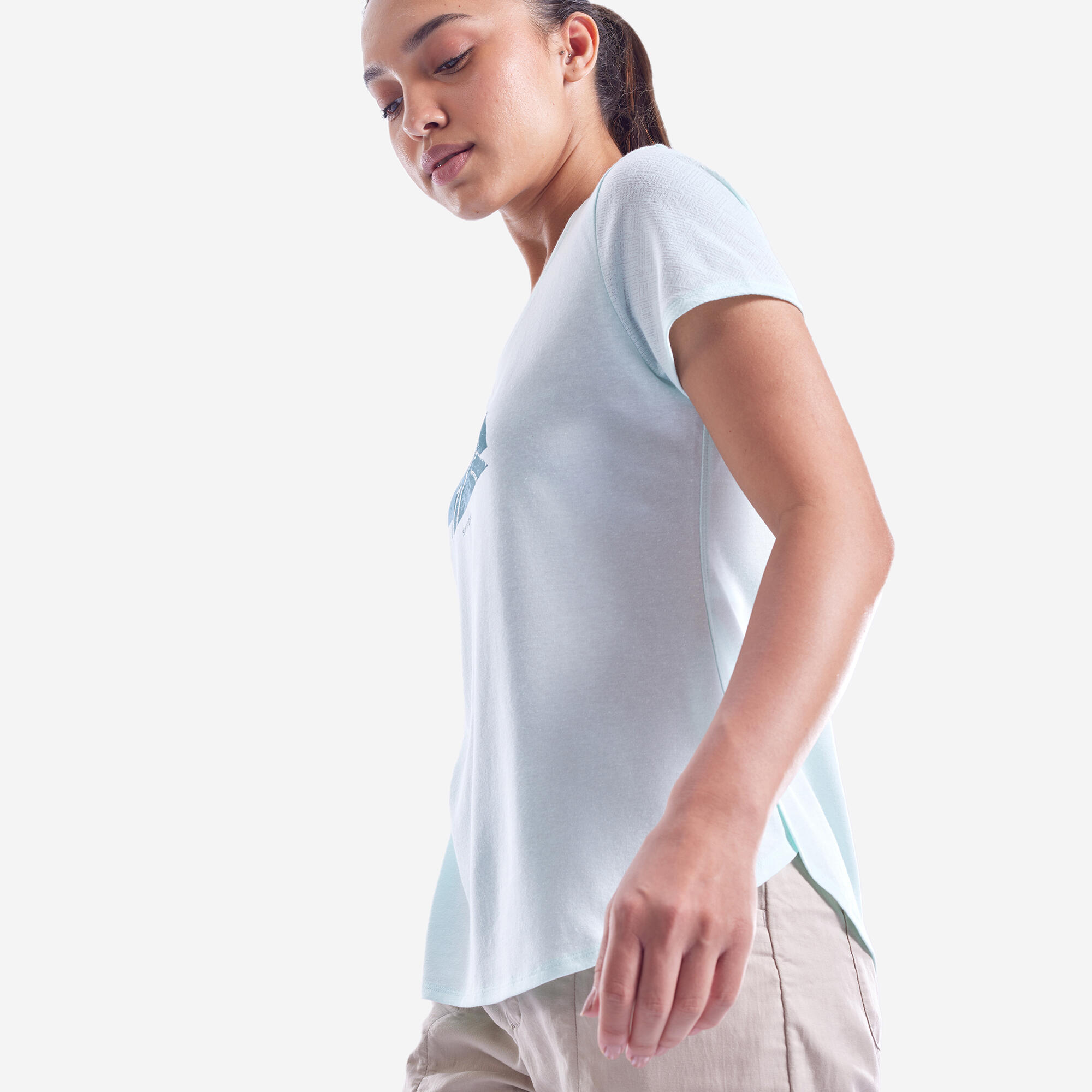 Women Hiking Breathable T-shirt - NH500 Sahyadris