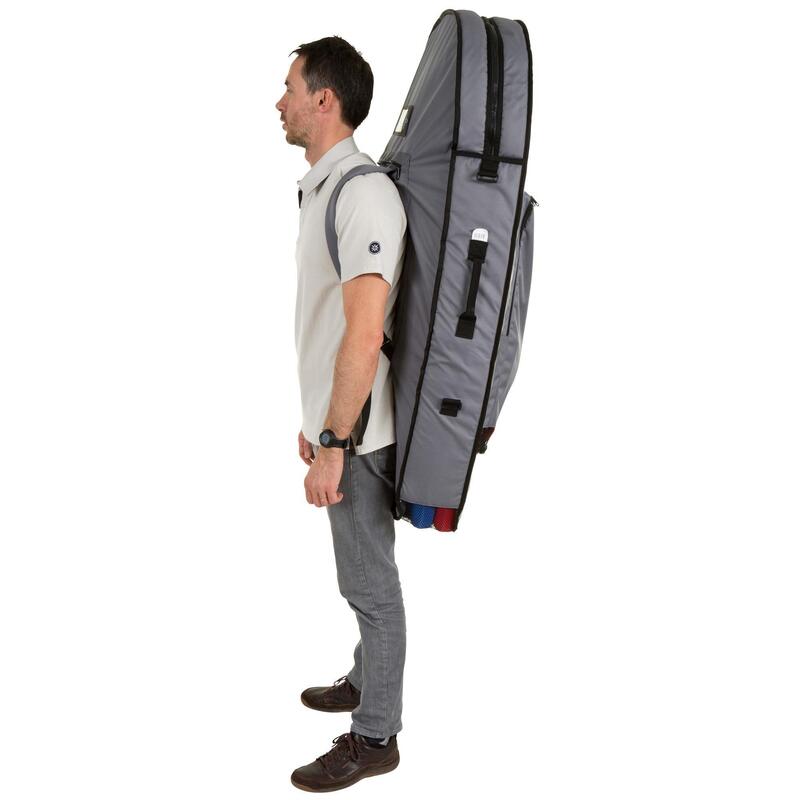 Boardbag voor reizen voor 3 bodyboards