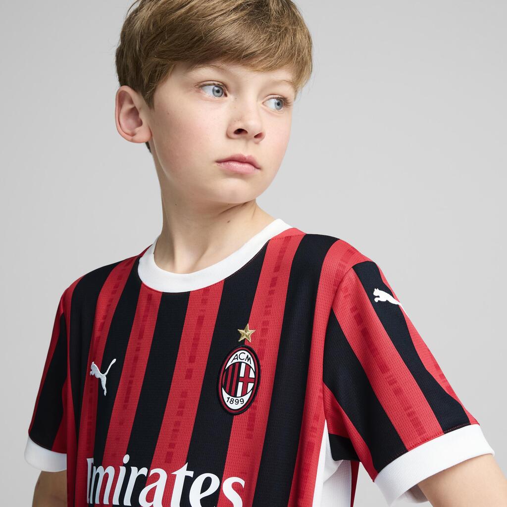 Vaikiški „AC Milan“ rungtynių namų aikštelėje marškinėliai, 2024–2025 m.