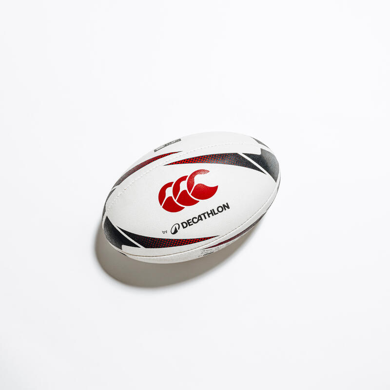 Ballon de Rugby T3 - Ballon d'entrainement Decathlon | Canterbury noir et rouge