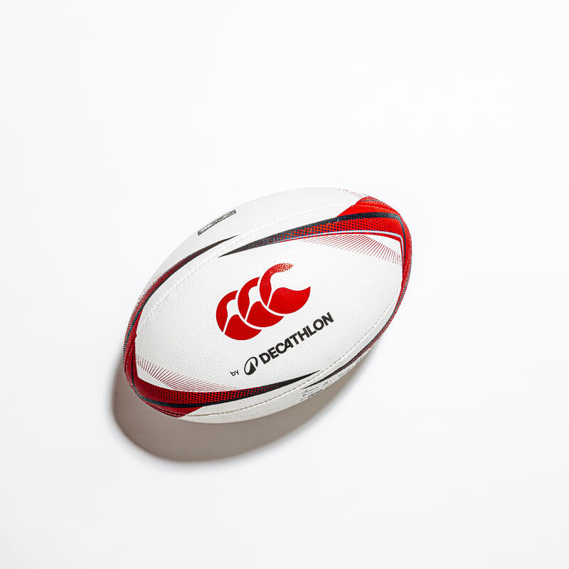 Ballon de Rugby T5 - Ballon de match Decathlon | Canterbury rouge