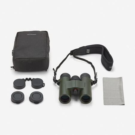 Jumelles chasse étanches 500 10x32 kaki