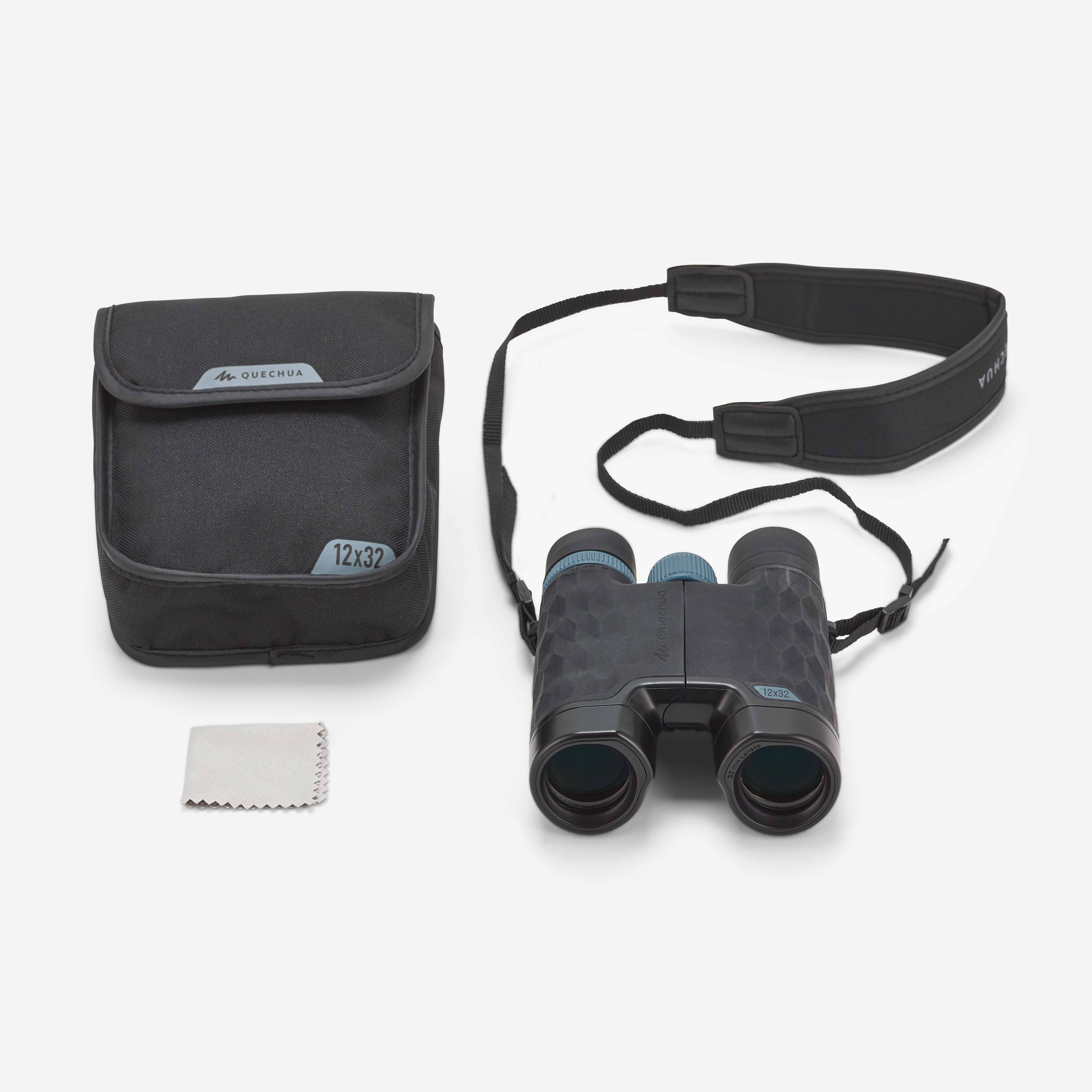 X12 Hiking Binoculars MH B560 Black Quechua Decathlon