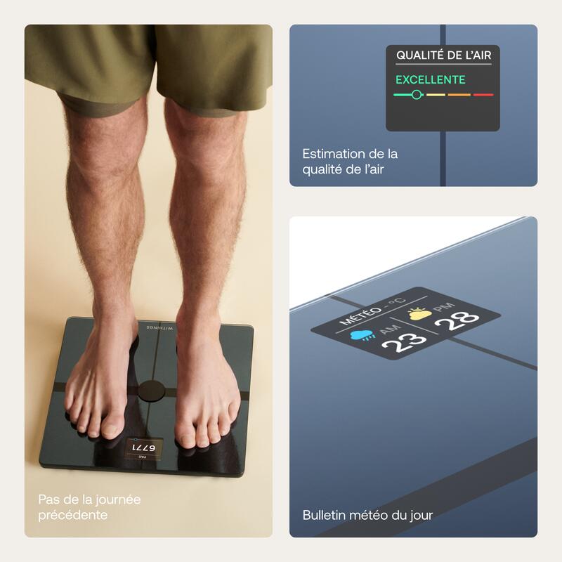Balança Conectada Composição Corporal Avançada Body Smart Preto