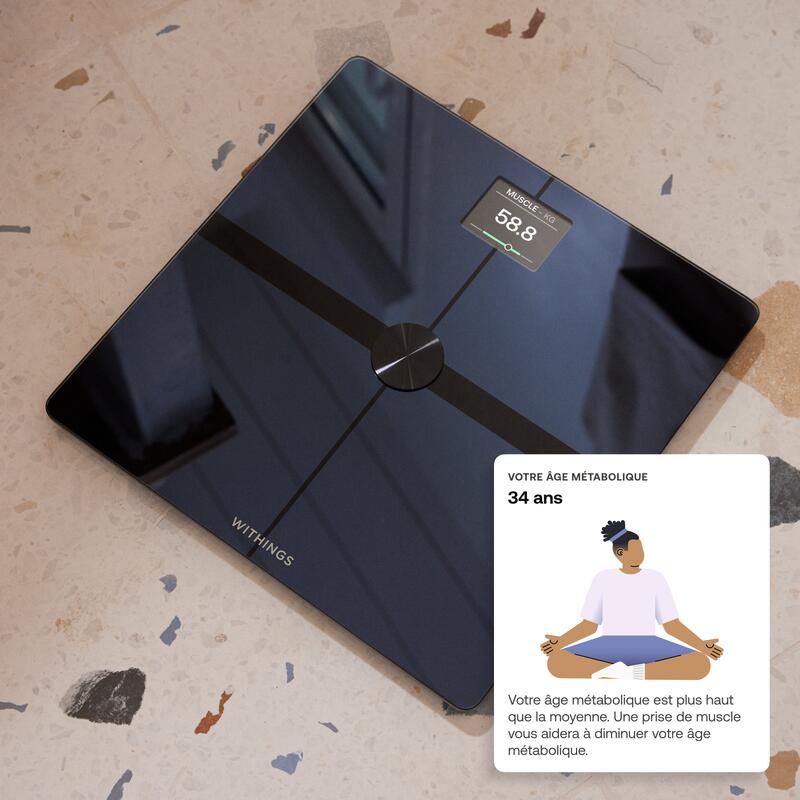 Balança Conectada Composição Corporal Avançada Body Smart Preto