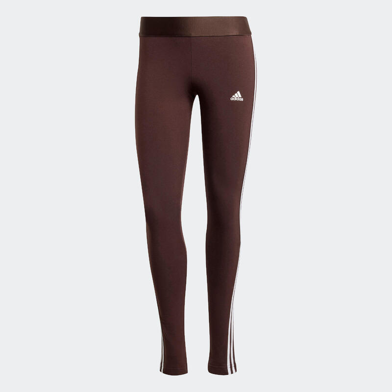 ADIDAS Leggings Damen 3 Streifen - braun 