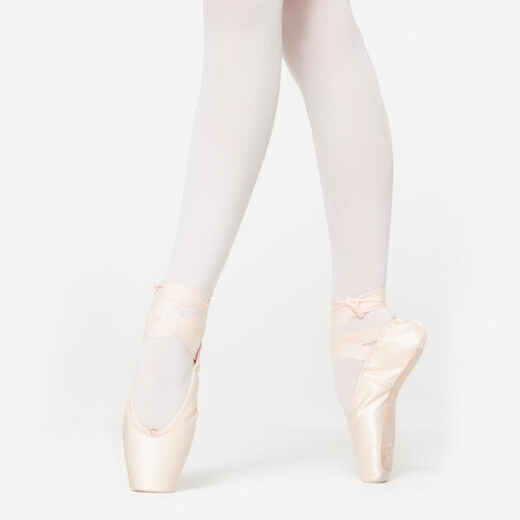 
      Women's Flexible Sole Pointes with Medium Rigidity Soles - Beige
  