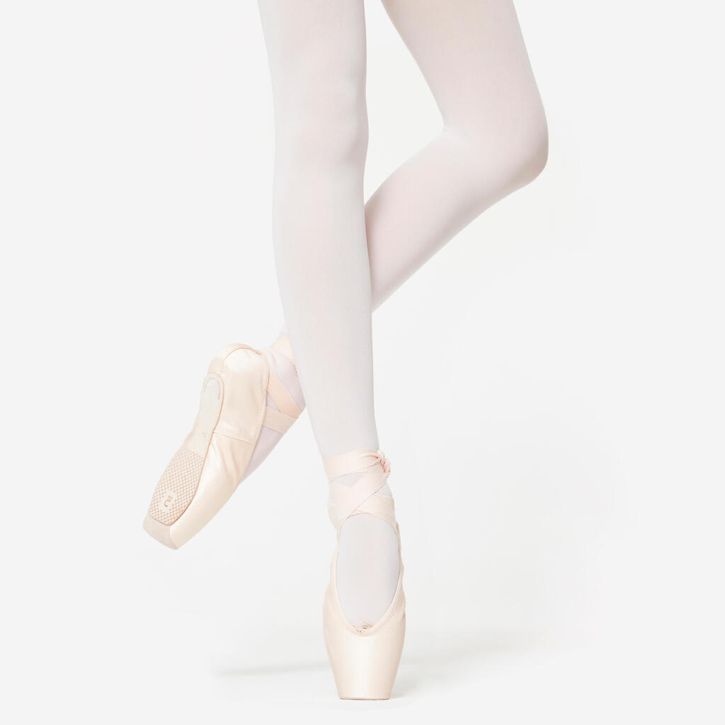 Beginner Pointe Shoes with Flexible Soles - Sizes 1 to 8