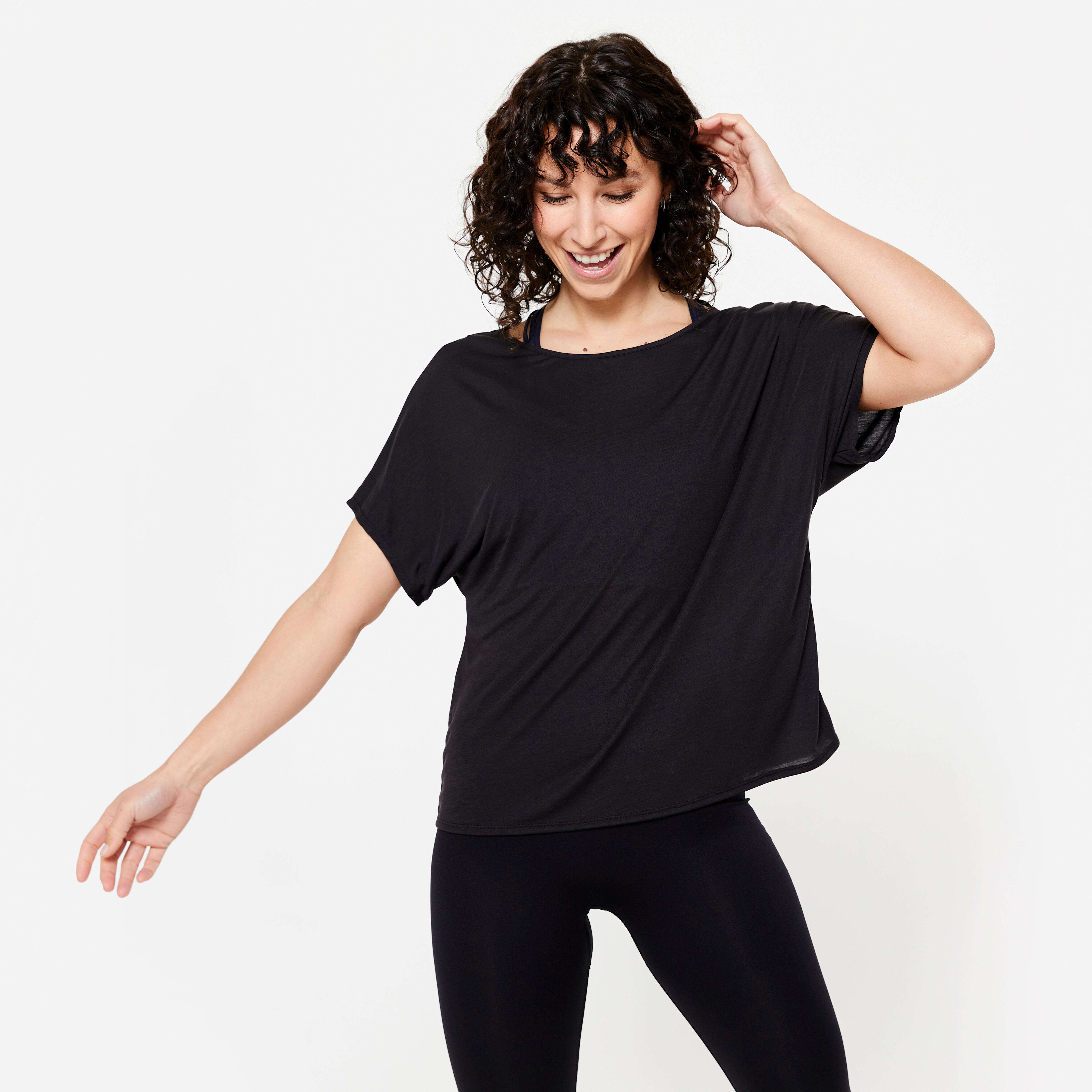 Women’s Modern Dance T-Shirt - Black - STAREVER
