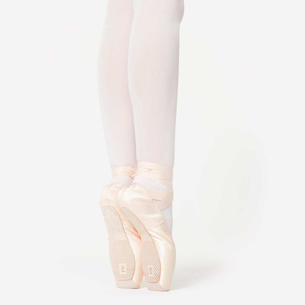 Beginner Pointe Shoes with Flexible Soles - Sizes 1 to 8