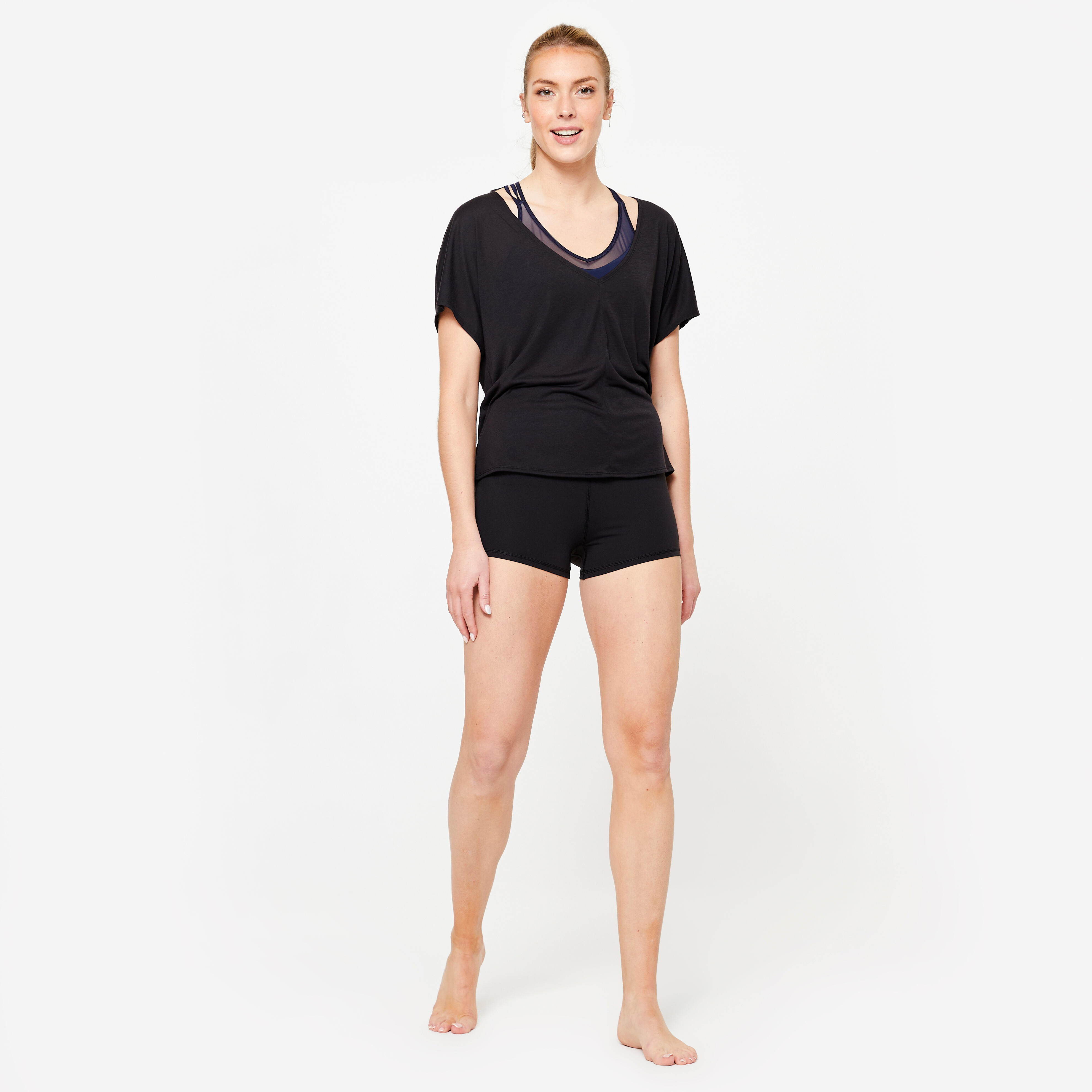 Women’s Modern Dance High-Waisted Shorts - DOMYOS