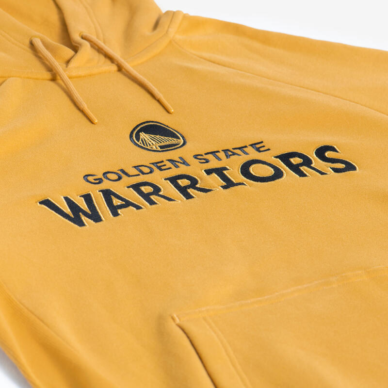Sweat à capuche golden state warriors homme/femme - hoodie 900 nba jaune foncé