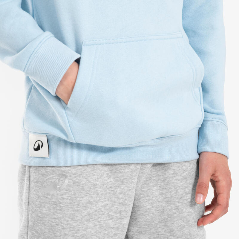 Sweat à capuche golden state warriors enfant, Hoodie 900 NBA JR bleu clair