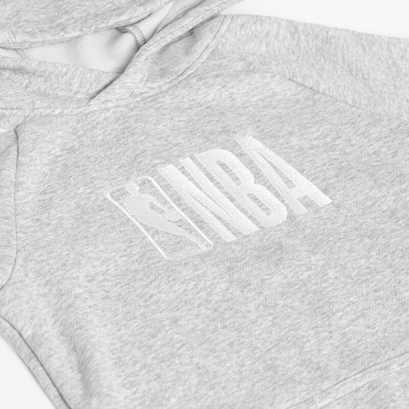 Sweat à capuche logo NBA enfant, Hoodie 900 NBA JR gris