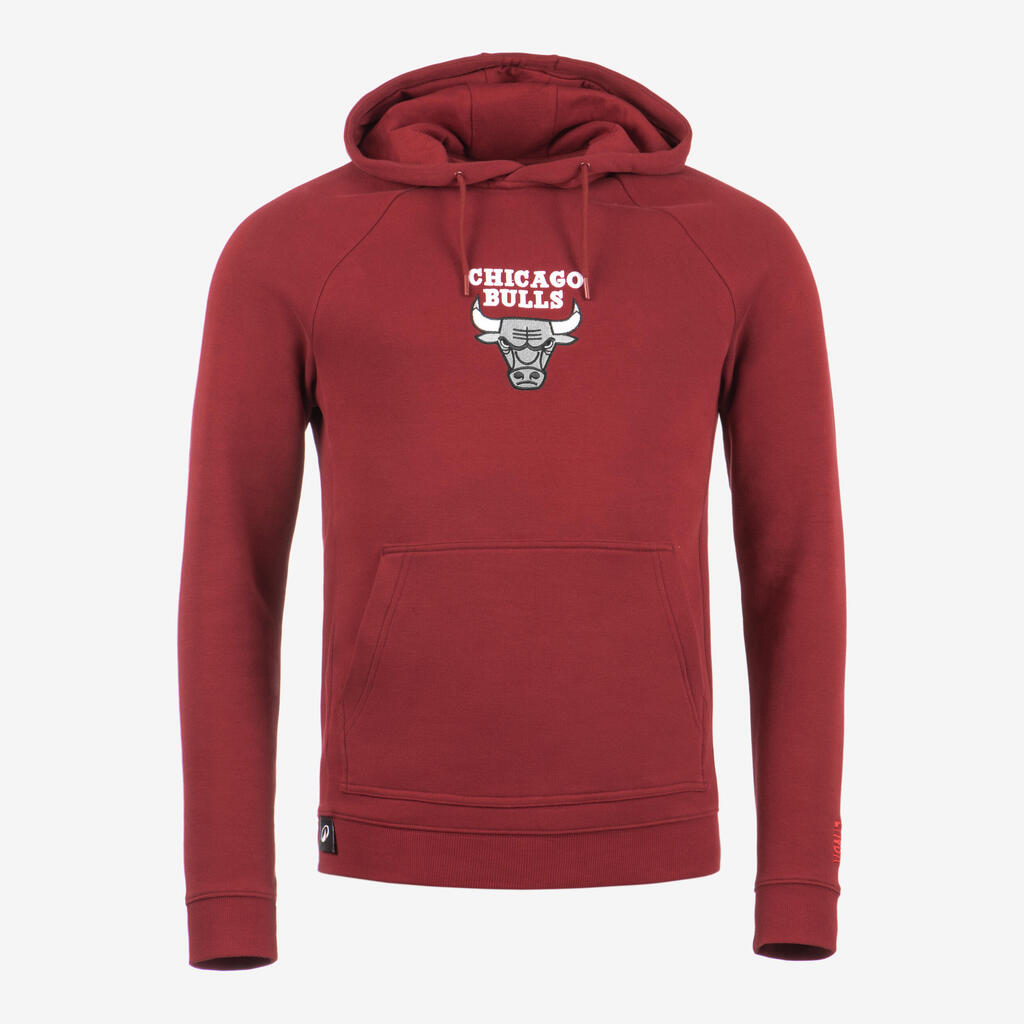 Burgundski uniseks duks za košarku 900 NBA Chicago Bulls