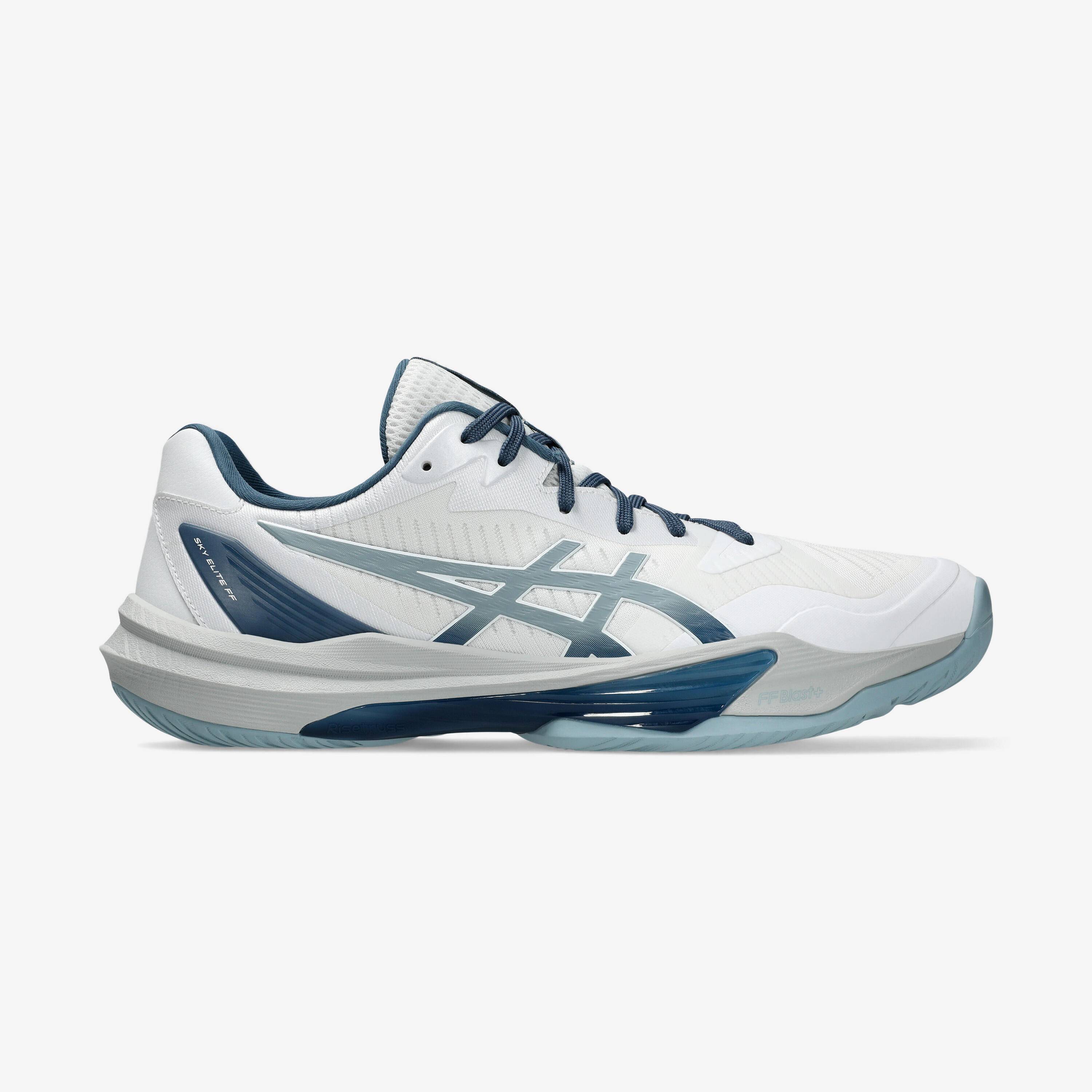 Sabatilles de voleibol amortiment total home, Ski-elite FF3 blanc blau 3/5